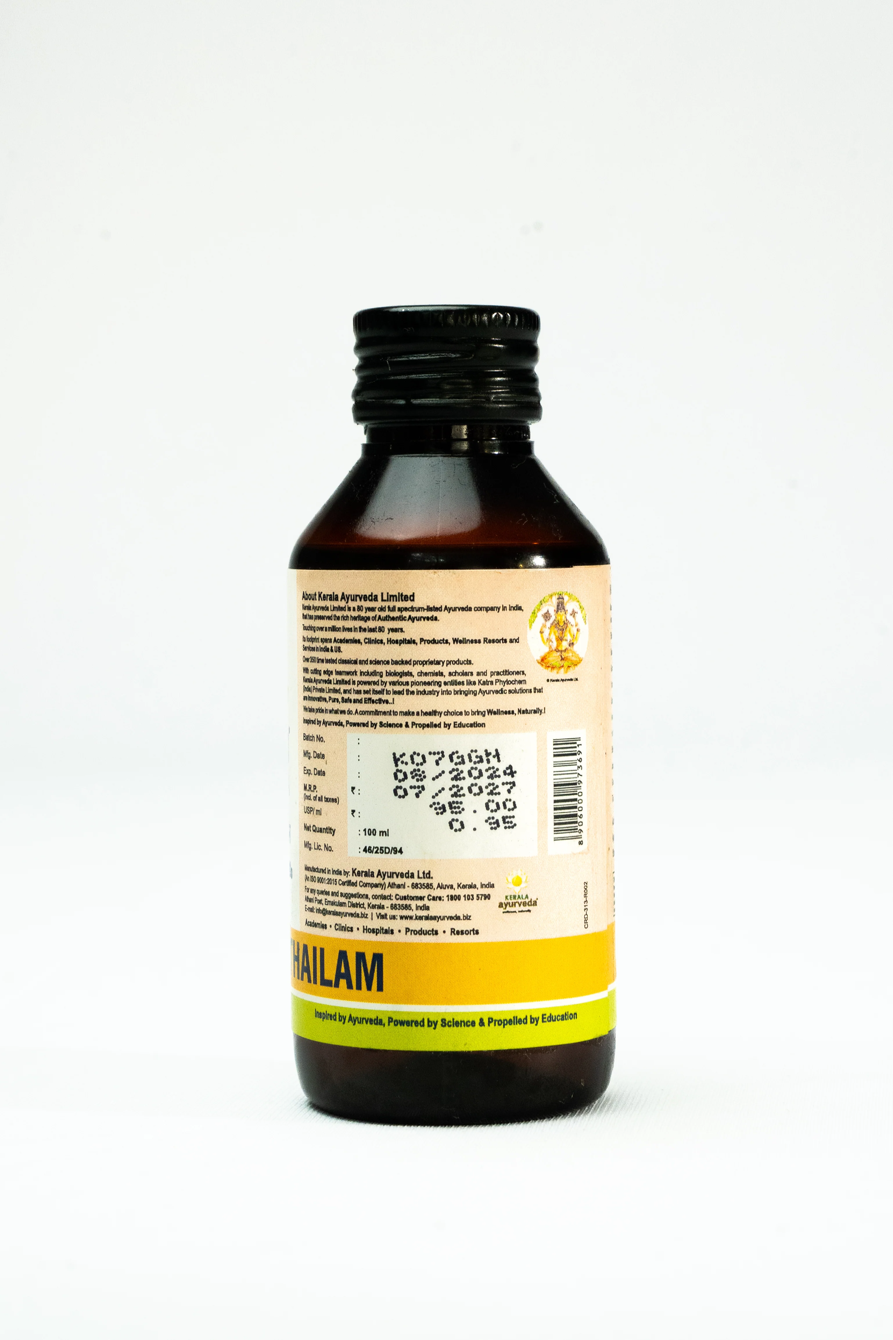 Asanavilwaadi Thailam (Oil-100 Ml) - Image 2