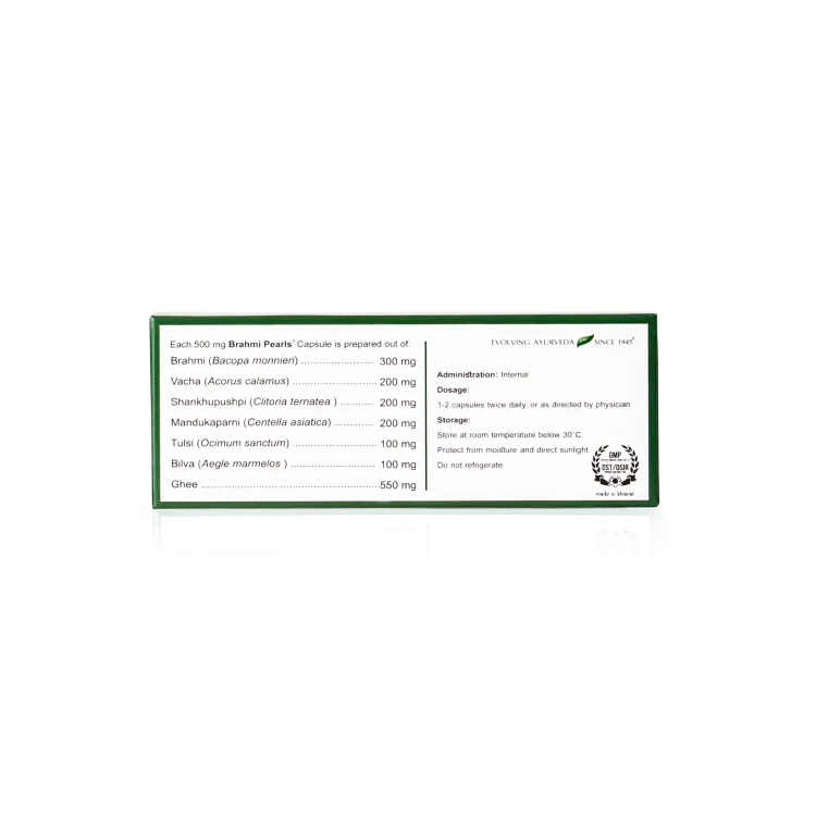 Brahmi Pearls for Memory, Focus, Mental Clarity & Stress Relief - Image 11