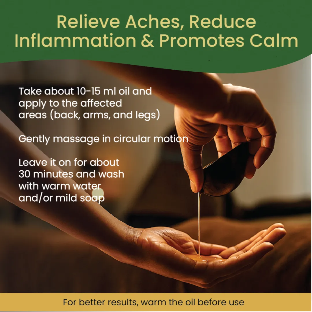 Dhanwantharam Thailam for Muscle Strength, Pregnancy Care & Postnatal Massage Support - Image 7