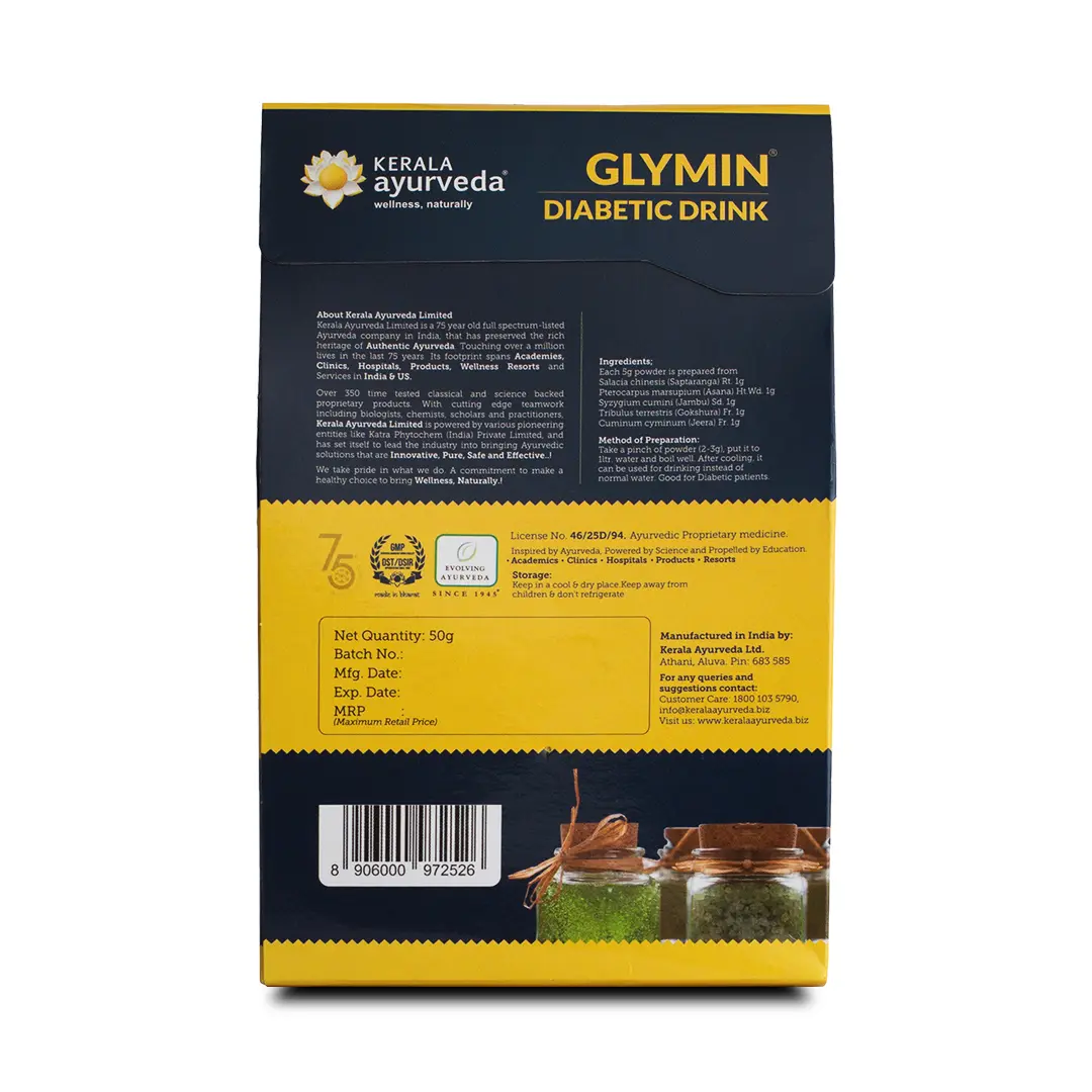 Glymin Diabetic Drink for Healthy Glucose Metabolism, Metabolic Wellness & Urinary Function Support - Image 5