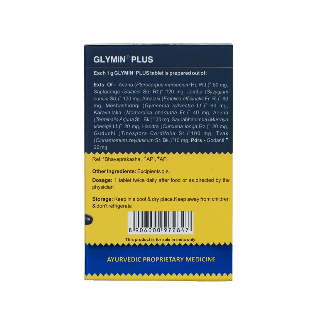 Glymin Plus Tablets (100 Nos) - Image 7