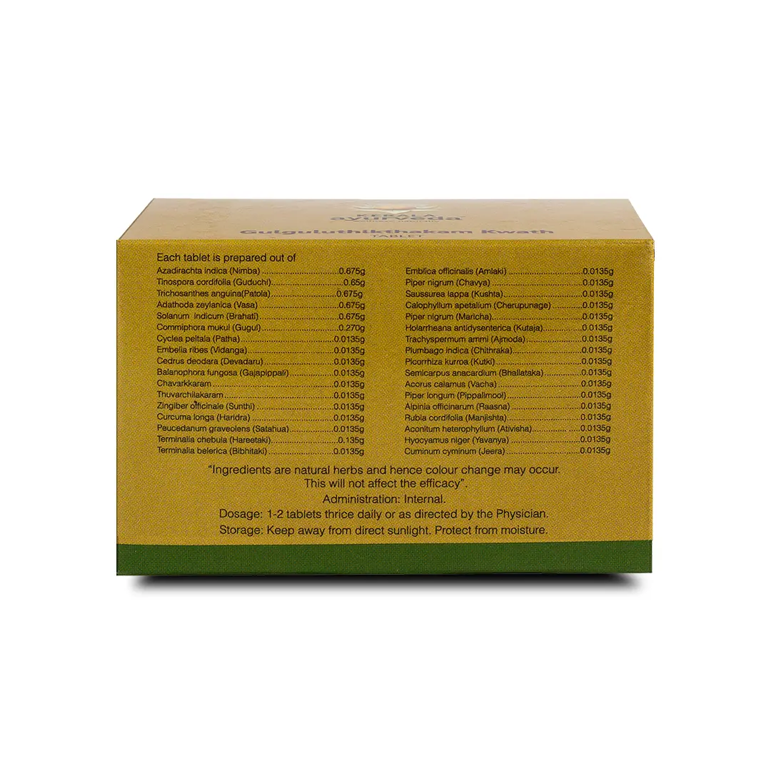 Gulguluthikthakam Kwath Tablet (100 Nos) - Image 4