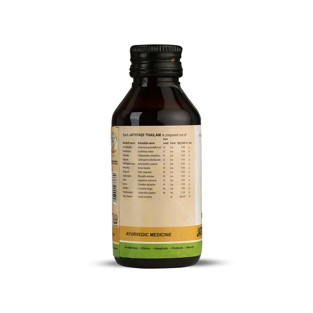 Jathyadi Kera Thailam (Oil-100 Ml) - Image 4