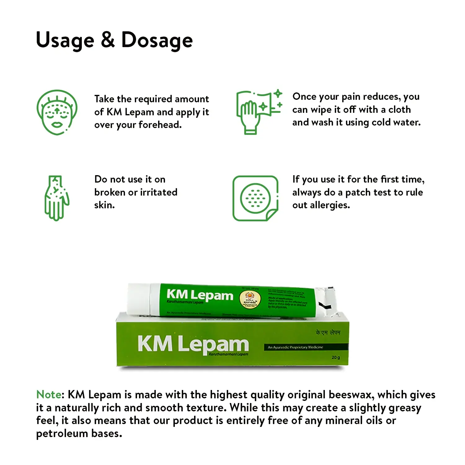 KM Lepam (Ointment - 20 Gms) - Image 3