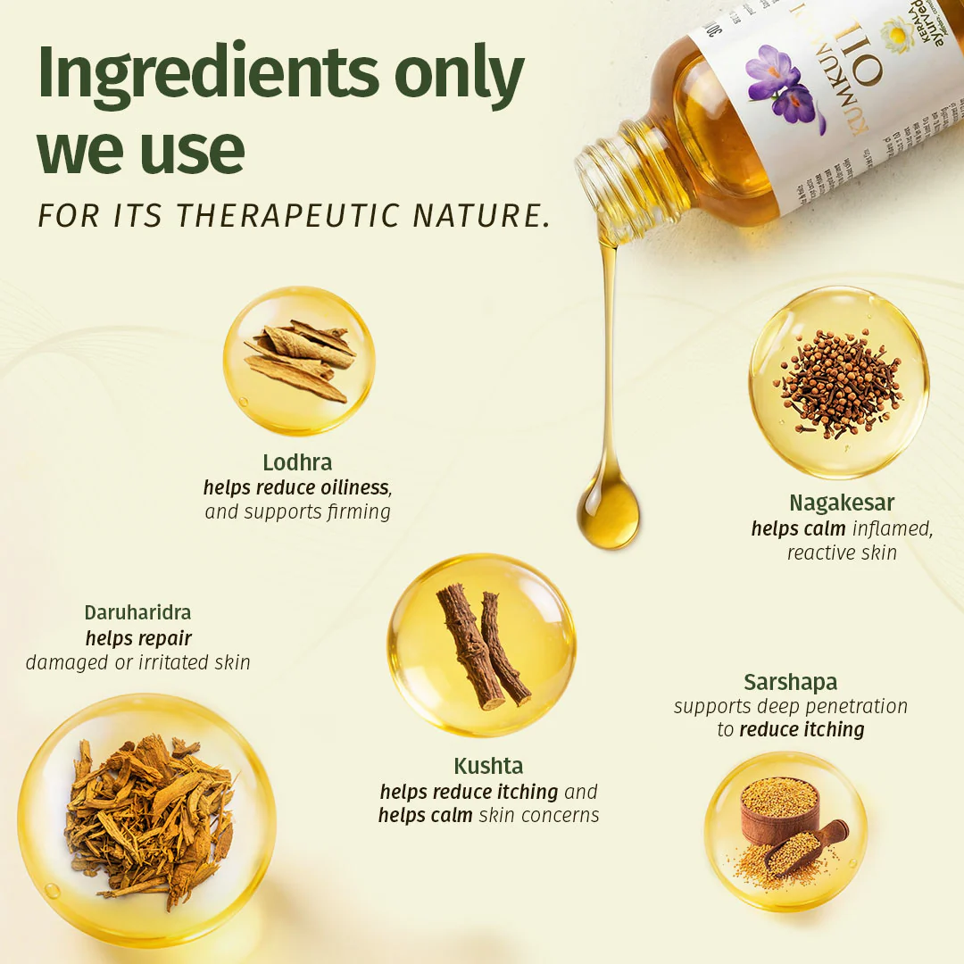 Kumkumadi Thailam for Skin Radiance, Pigmentation Care & Reduced Appearance of Dark Spots - Image 6