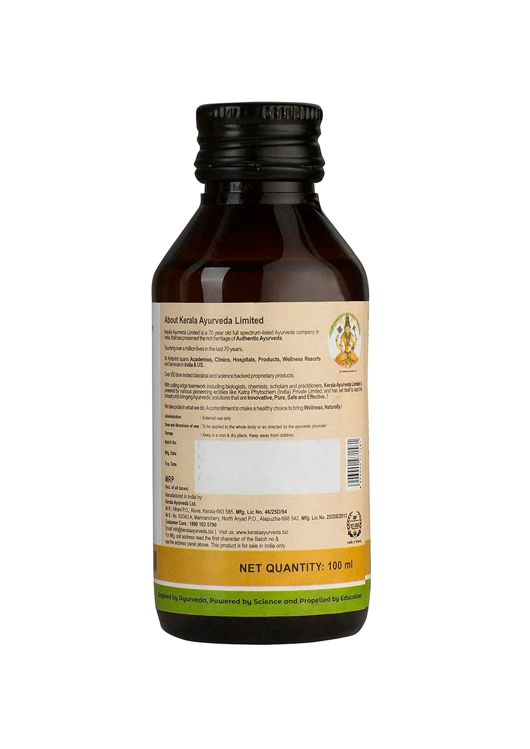 Lakshadi Keram (Oil-100 Ml) - Image 2