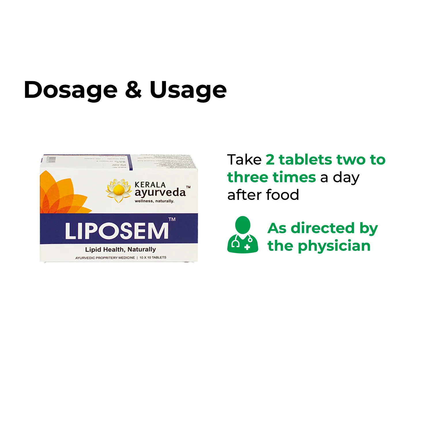 Liposem Tablets for Lipid Metabolism, Heart Wellness & Weight Management Support - Image 4