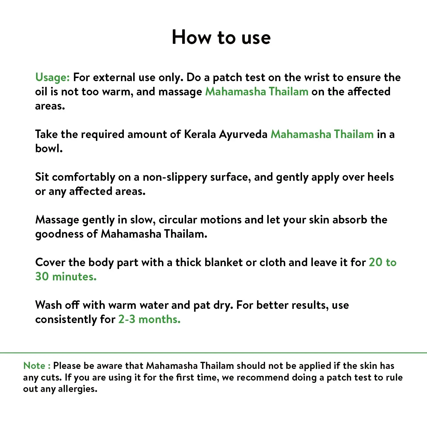 Mahamasha Thailam (Oil - 200 Ml) - Image 3