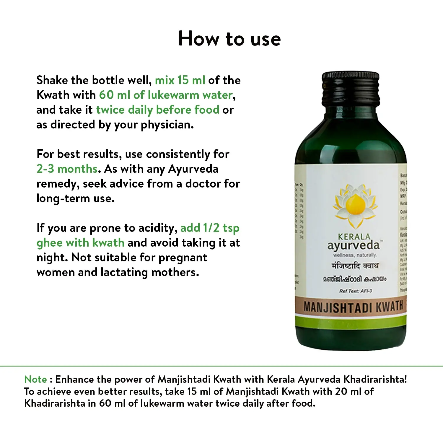 Manjishtadi Kwath (200 Ml) - Image 3