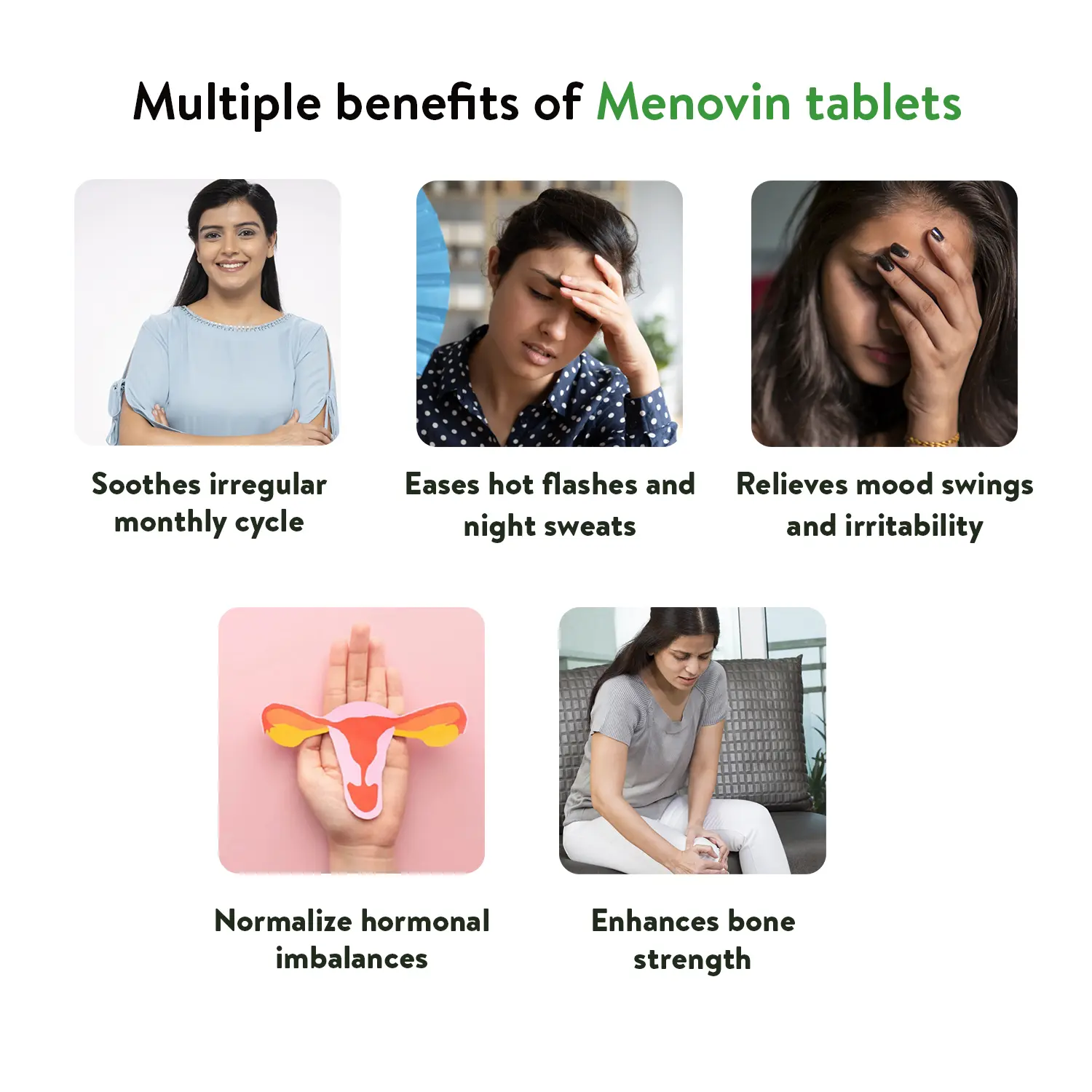 Menovin Tablet for Menopause Wellness & Hormonal Balance Support - Image 2
