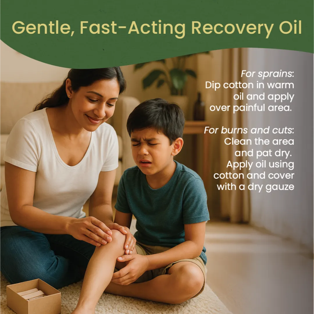 Murivenna Thailam Ayurvedic First-Aid Oil for cuts, bruises, Muscle Comfort & Joint Support - Image 7