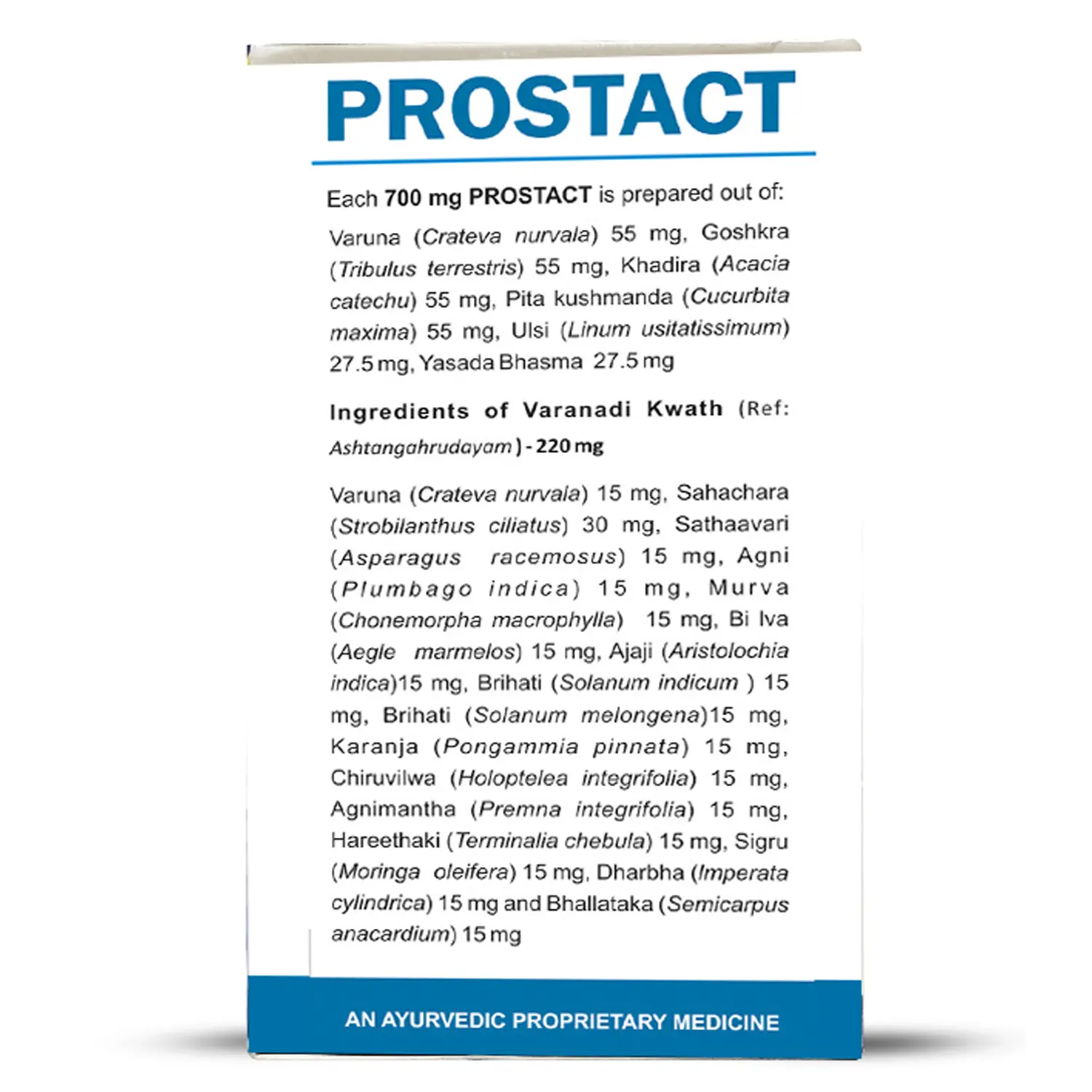 Prostact Tablets (100 Nos) - Image 3