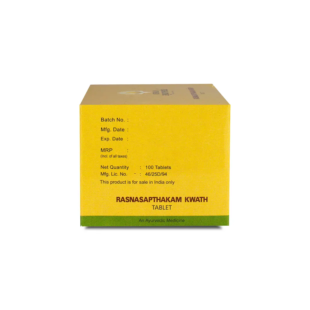 Rasnasapthakam Kwath Tablet (100 Nos) - Image 3