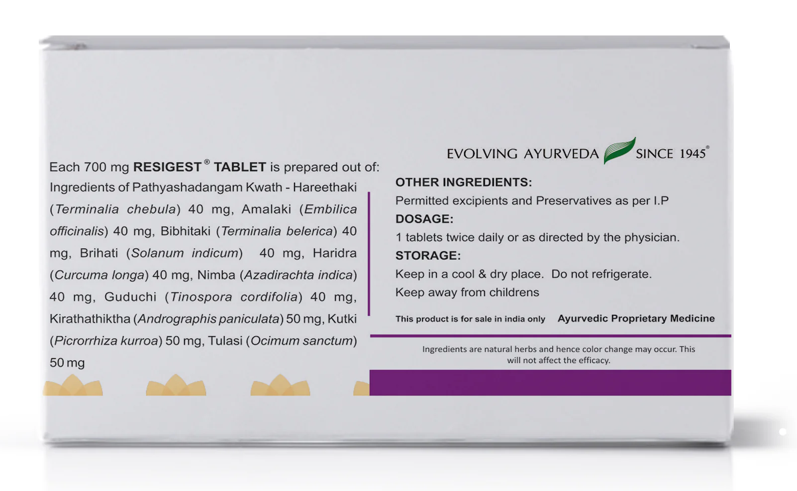 Resigest Tablet for Nasal Comfort, Congestion Support & Clear Breathing - Image 2