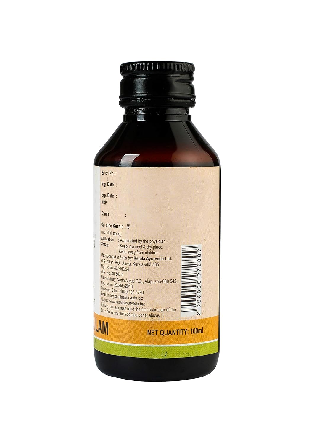 Thriphaladi Thailam (Oil-100 Ml) - Image 3