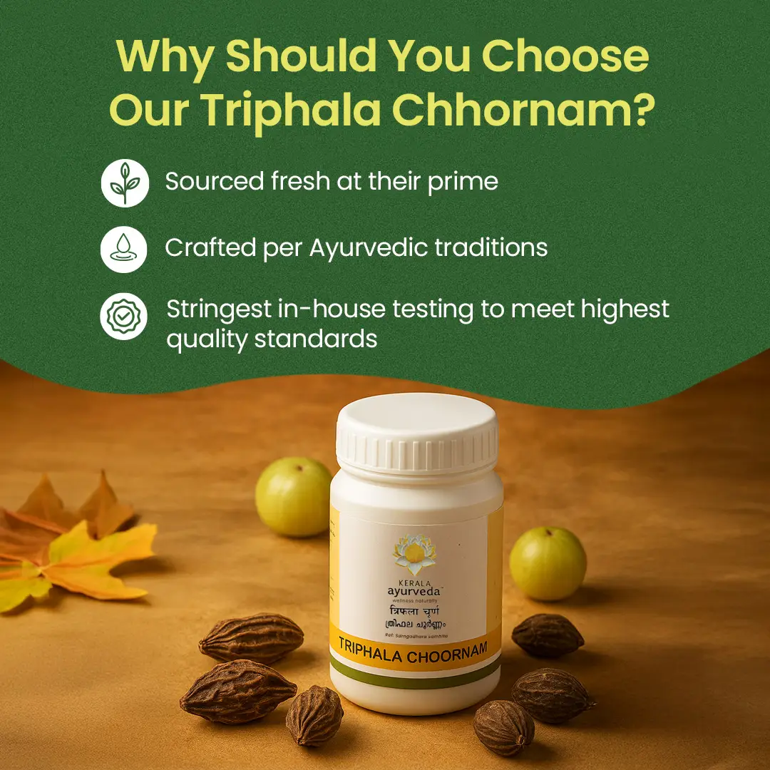 Triphala Choornam for Digestive Wellness, Gut Health & Bowel Regularity - Image 5