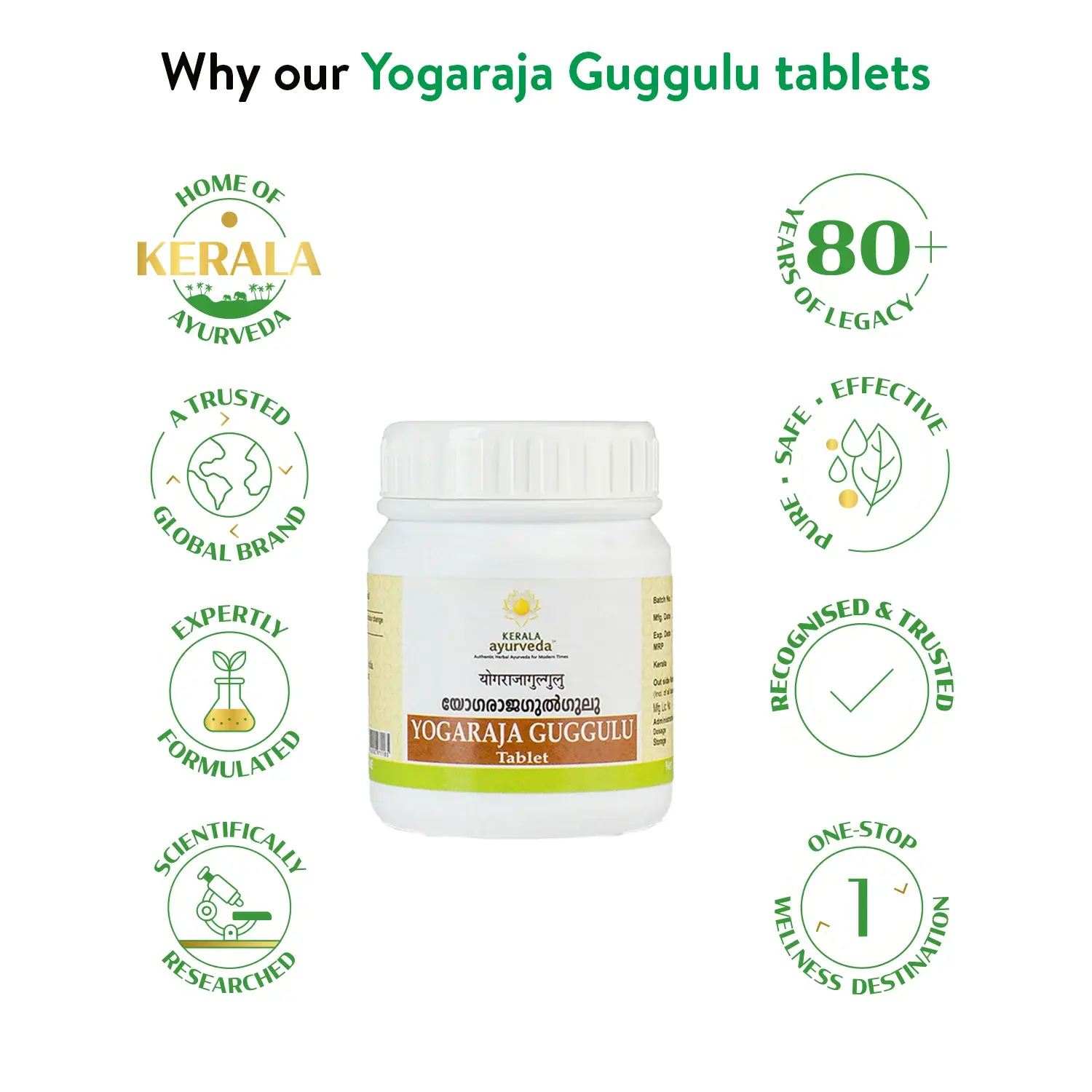 Yogaraja Guggulu Tablets (50 Nos) - Image 4